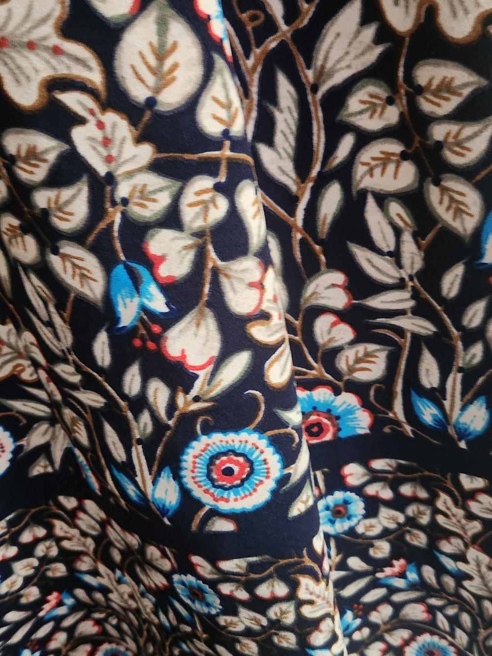 Maeve Anthropologie Brindle Sleeveless Floral Blue Sheath Dress - Picture 5 of 5